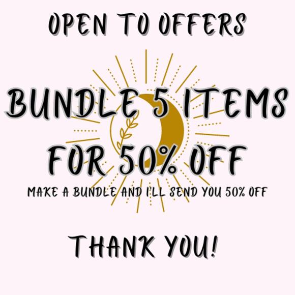 50% Off A Bundle of 5 Items! - Picture 1 of 1